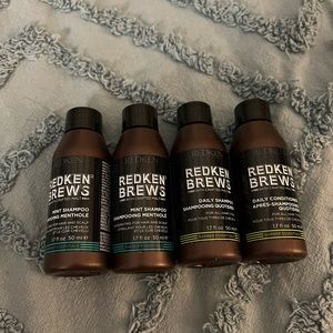 Redken Brews, travel size, lot of four